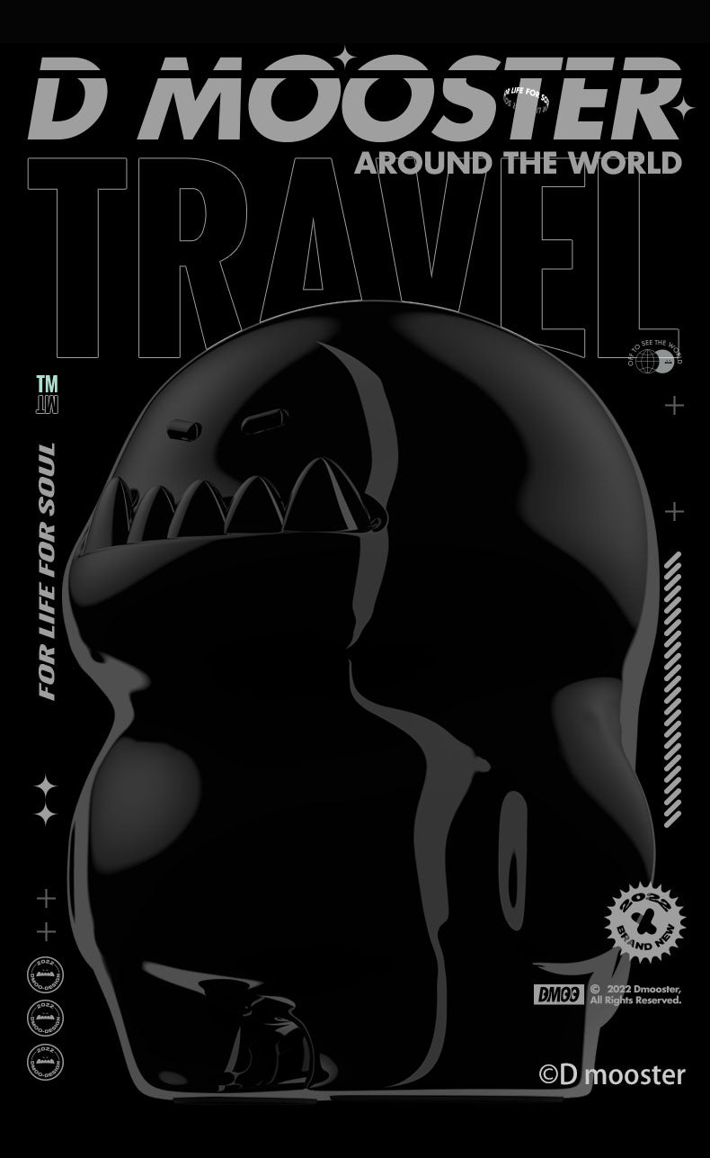 DMOOSTER D03 Transparent Suitcase TWS Wireless Earphones