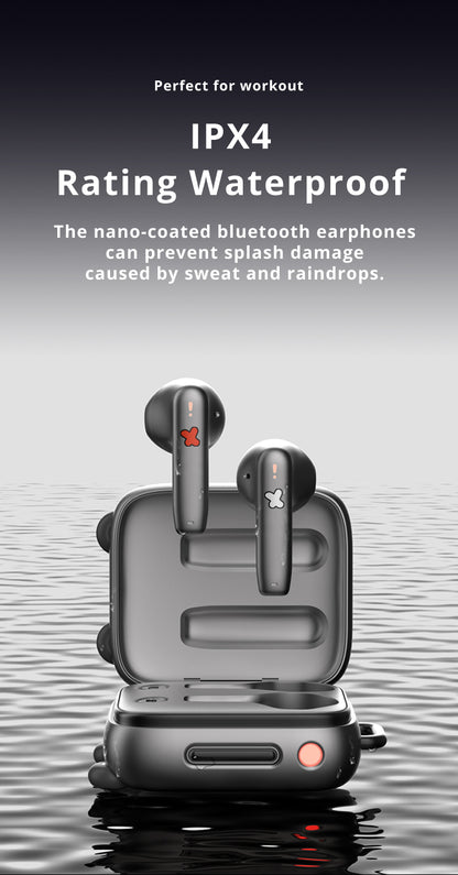 DMOOSTER D03 Transparent Suitcase TWS Wireless Earphones