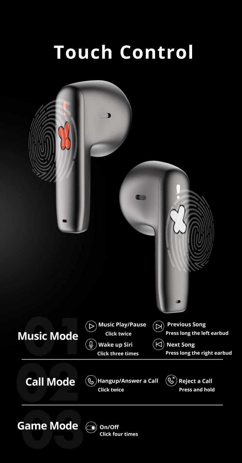 DMOOSTER D03 Transparent Suitcase TWS Wireless Earphones