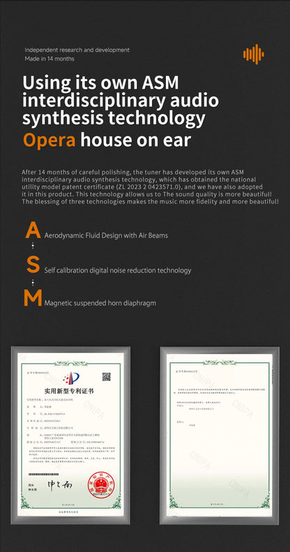 DMOOSTER D39 Joint Name OWS & ANC TWS Wireless Earphones