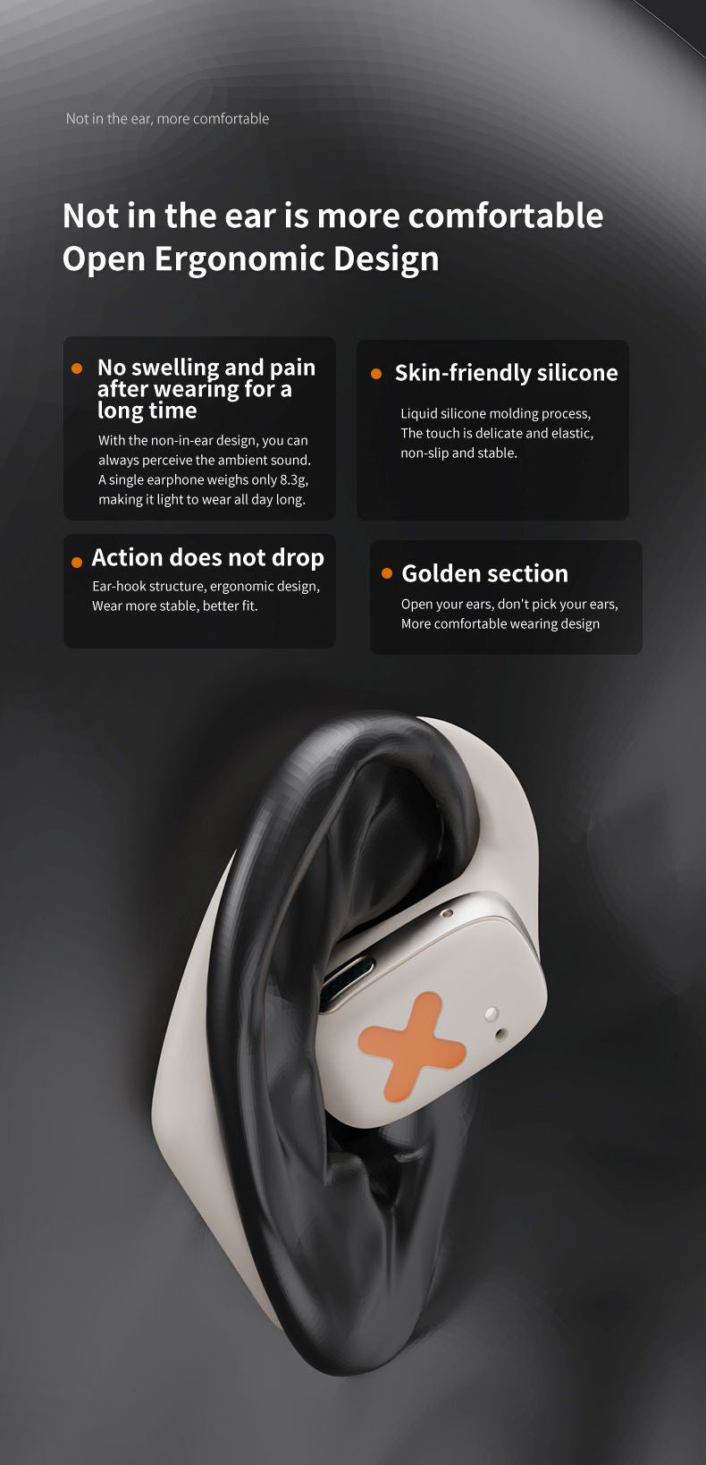 DMOOSTER D39 Joint Name OWS & ANC TWS Wireless Earphones