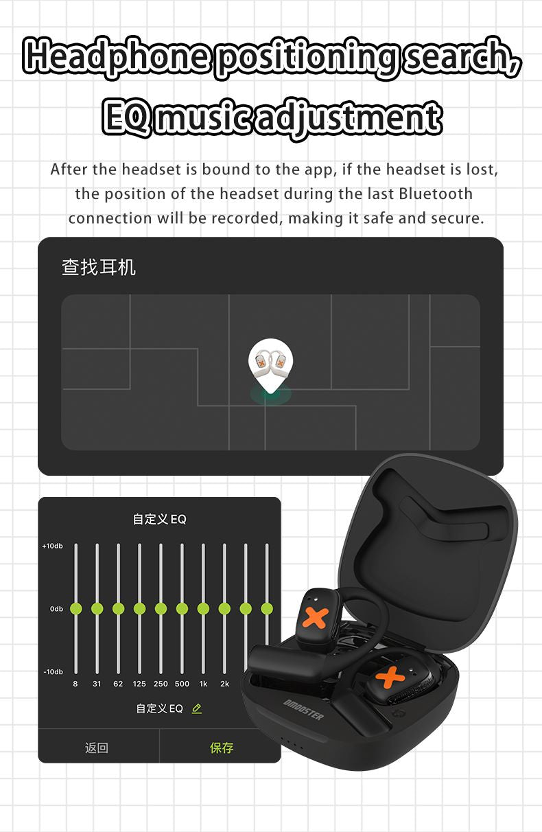 DMOOSTER D39 Joint Name OWS & ANC TWS Wireless Earphones
