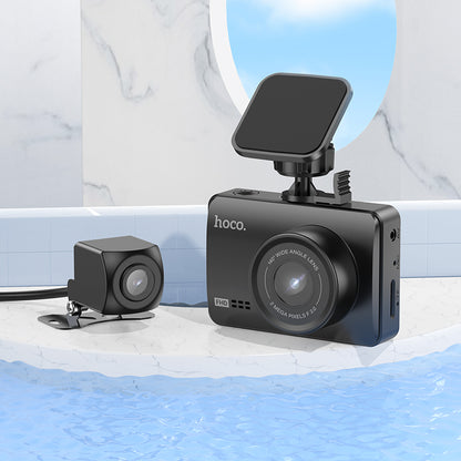 HOCO DV3 Driving Recorder 1080P@30fps with Display (Dual Channel)