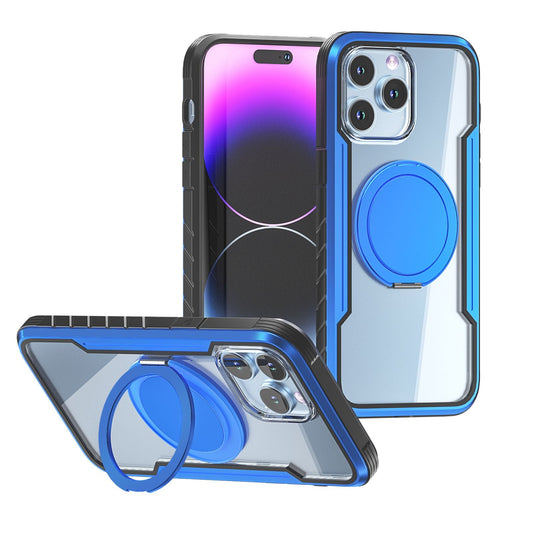 iPhone 16 Pro 6.3 Defense Magsafe with 360 Rotation Ring Holder Case