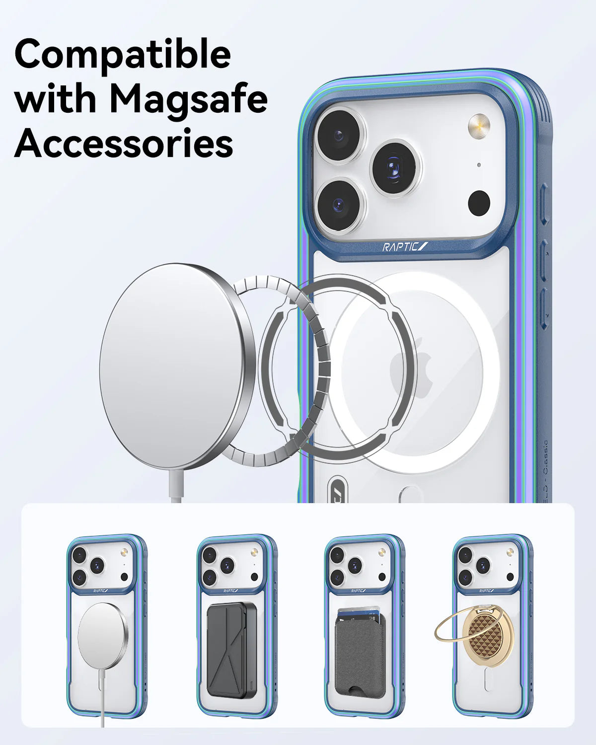iPhone 17 Pro Max 6.9 RAPTIC Shield Classic Magsafe Series