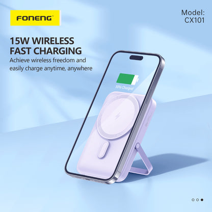 FONENG CX101 Magnetic Wireless Power Bank 10000mAh