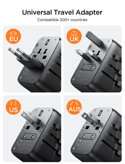 Joyroom JR-TCW01 Universal Travel Adapter (For Overseas Use)