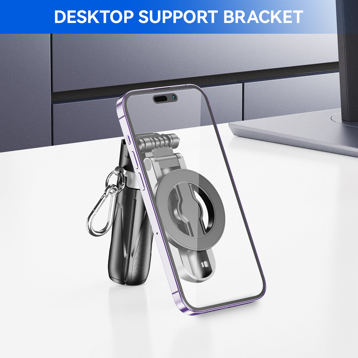 XO SS22 4 in 1 Magnetic Multi-Function Mini Bluetooth Selfie Stick