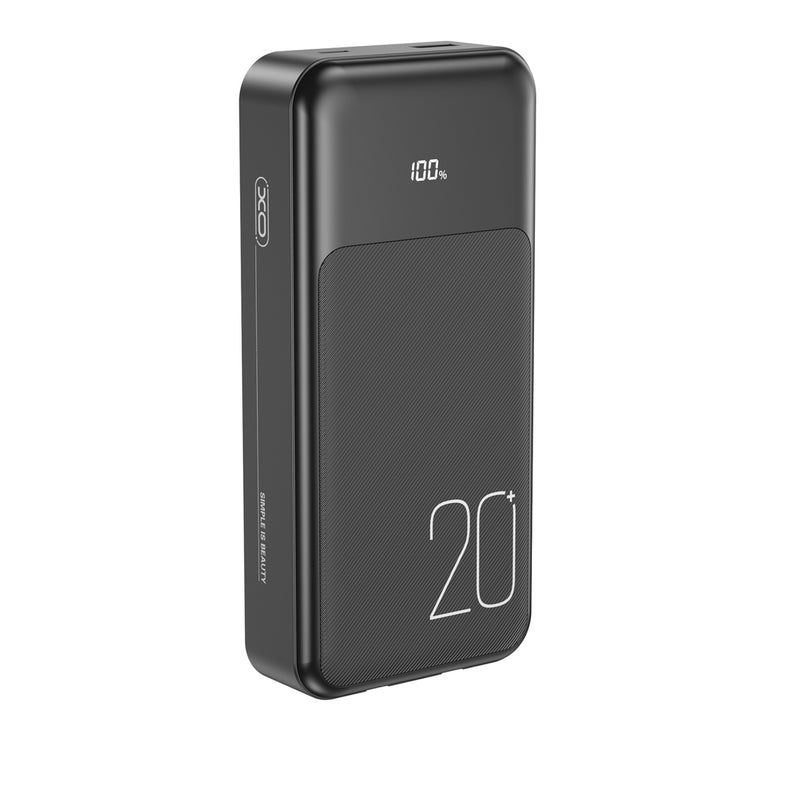 XO PR249 Digital Display Power Bank with Built-in Cables 20000mAh