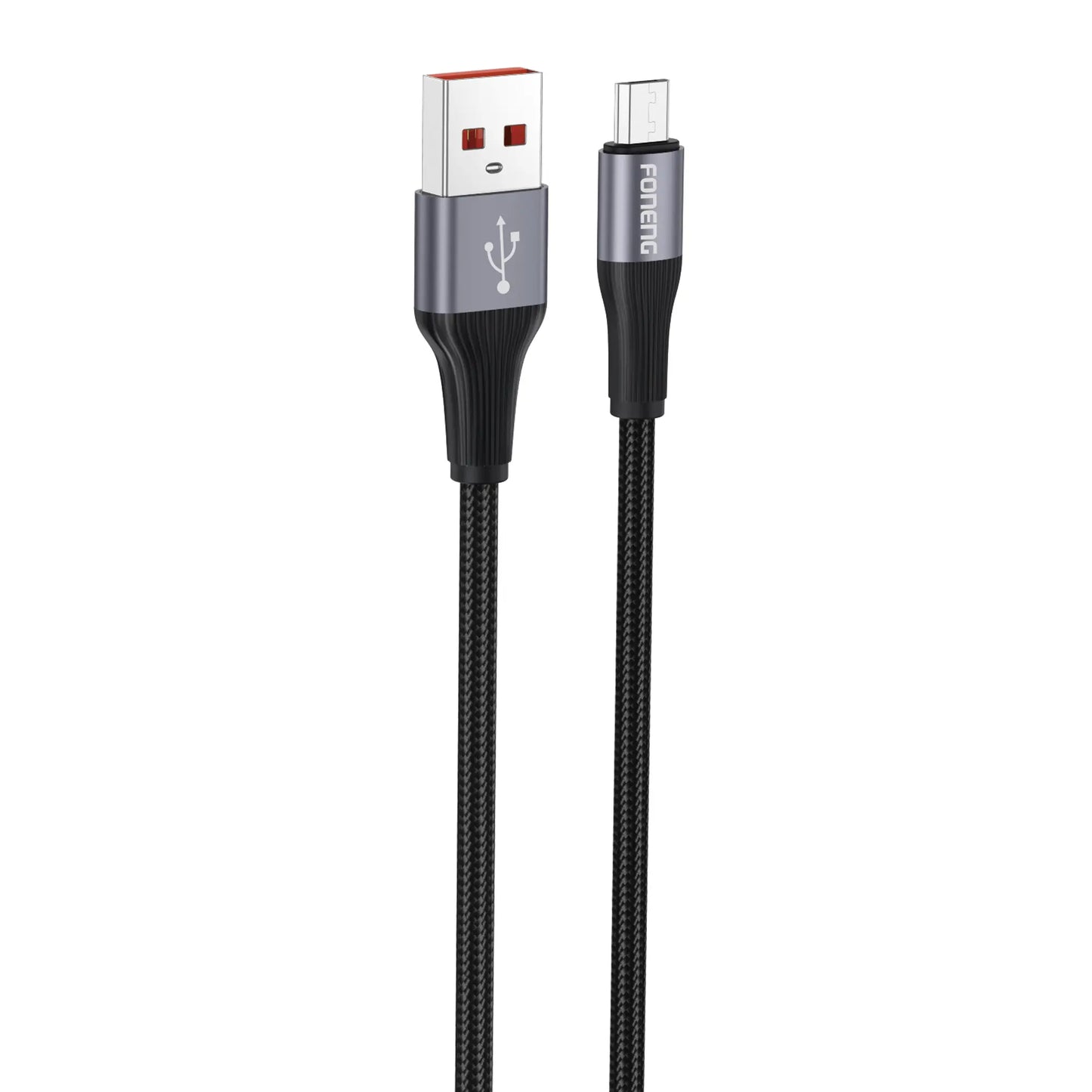 FONENG X112 Metal Head Braided Series USB Cable