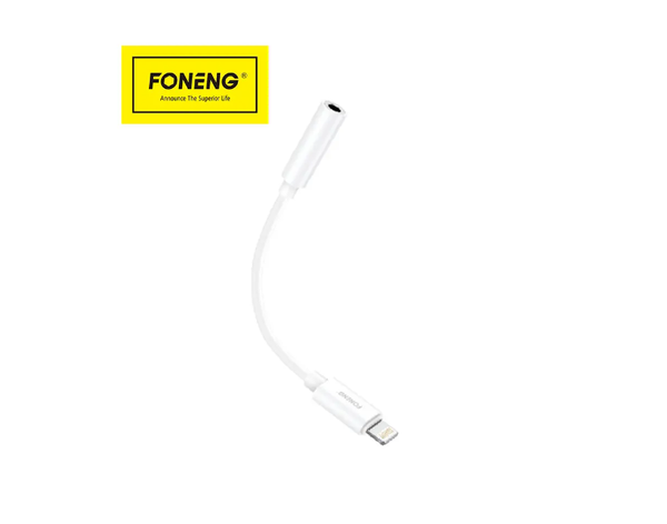 FONENG BM20 Lightning to 3.5mm Audio Cable Convertor 10CM