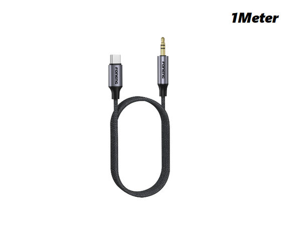 FONENG BM31 Metal Type-C to 3.5mm Audio Cable 1M