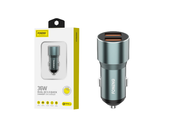 FONENG C19 Dual QC Car Charger 36W