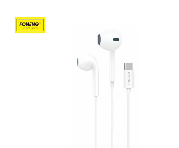 FONENG T62 Lightning Wire Control Earphones 1.2M