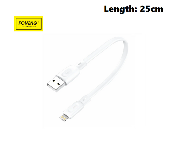 FONENG X107 Lightning Silicone Flat Cable 25CM