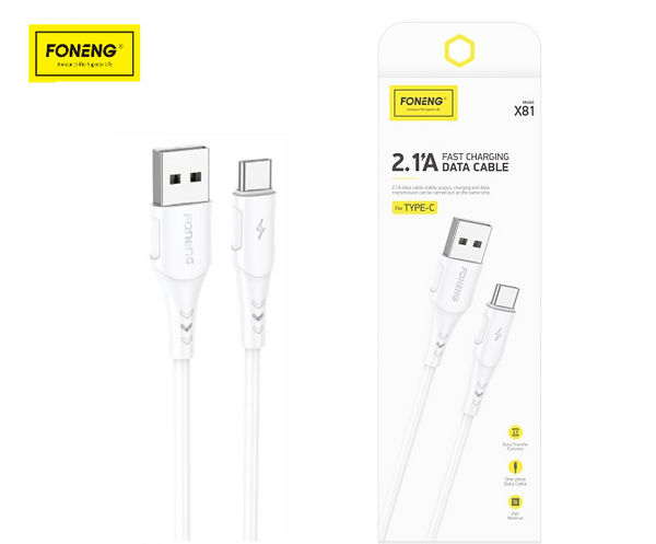 FONENG X81 Type-C 2.1A USB Cable 1M