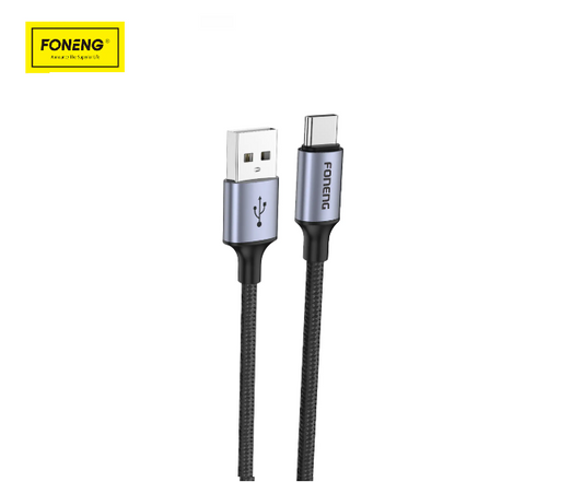 FONENG X95 Type-C Metal Head Braided USB Cable 1.2M