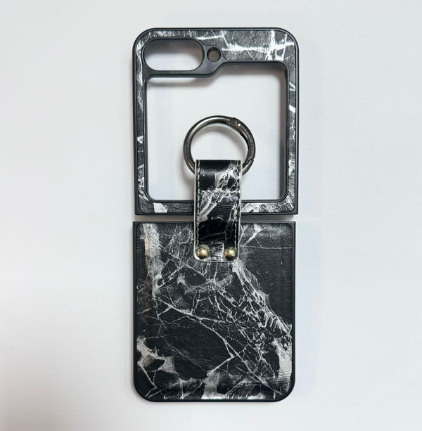 SAM F741 Galaxy Z Flip6 5G Stylish Marble Pattern Case