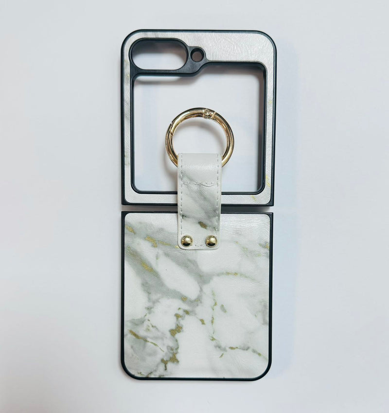 SAM F741 Galaxy Z Flip6 5G Stylish Marble Pattern Case