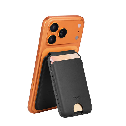 WIWU MW-007 Warriors Carbon Magsafe Metal Stand Card Holder