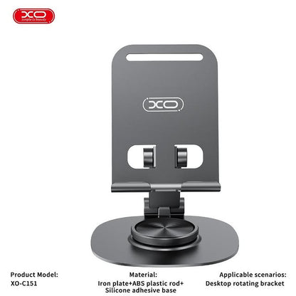 XO C151 Metal 360 Rotating Desktop Phone Holder