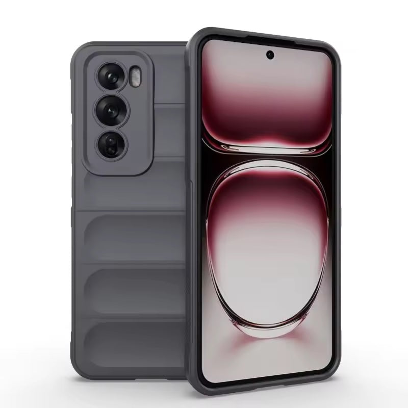 OPPO Reno12 5G Shockproof Anti-Slip Silicone Rubber Case