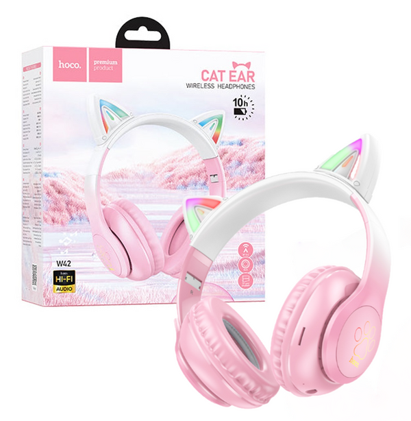 HOCO W42 Cat Ears Over-Ear BT Headphones