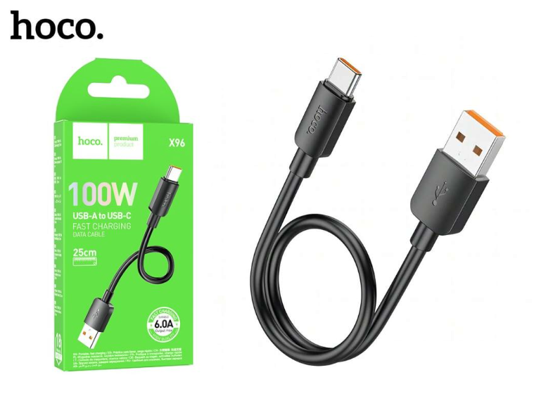 HOCO X96 Hyper Type-C 100W USB Cable 25CM