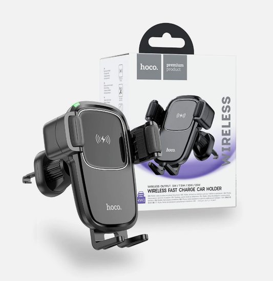 HOCO HW1 Pro Wireless Charger Air Vent Car Holder 15W