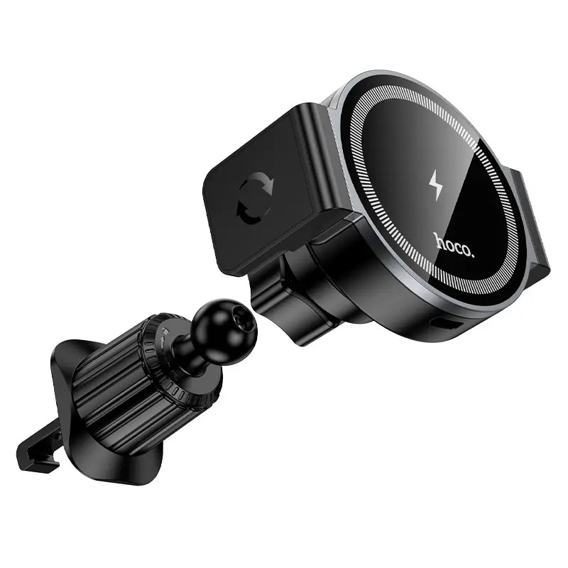 HOCO HW35 Power Electric Magnetic Wireless Charging Air Vent Car Holder