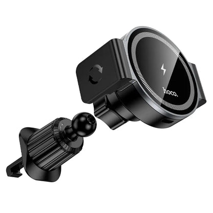 HOCO HW35 Power Electric Magnetic Wireless Charging Air Vent Car Holder