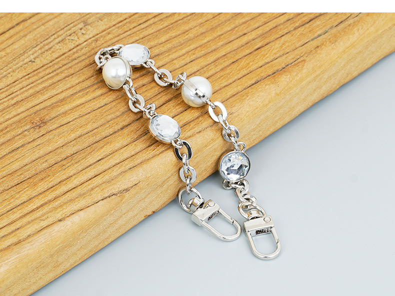 Universal Hand Wrist Phone Elegant Silver Chain 30cm