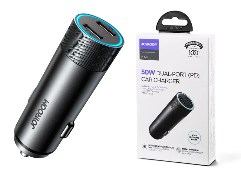 Joyroom JR-CL13 Dual Port PD Car Charger 50W