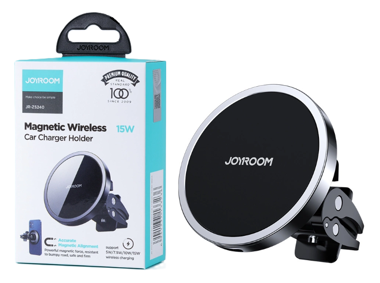 Joyroom JR-ZS240 Magnetic Wireless Charger Air Vent Car Holder 15W