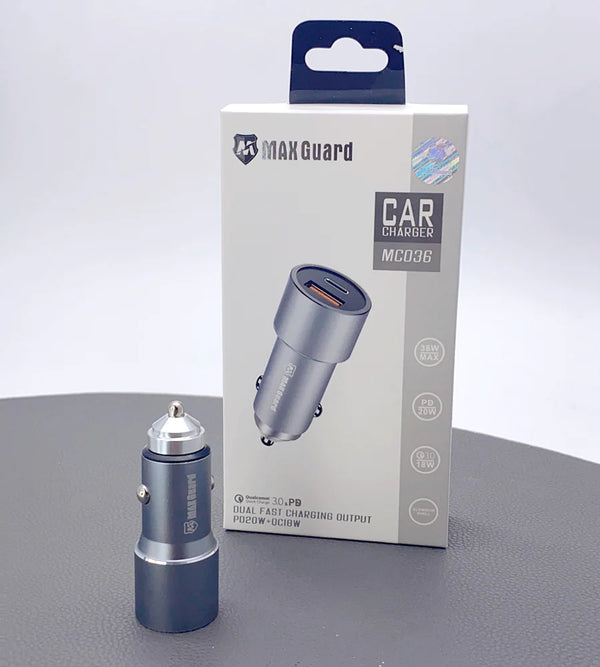 MaxGuard MC036 PD20W+QC18W Car Charger 38W