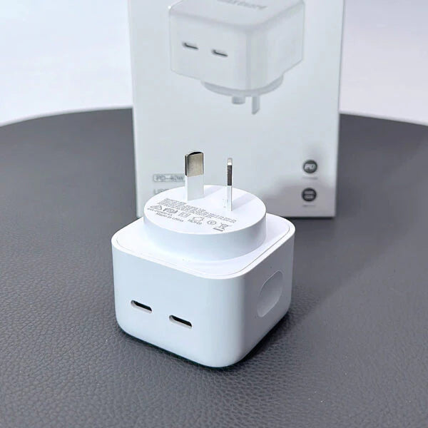 MaxGuard PD-40W Dual Port USB-C to USB-C Power Adapter