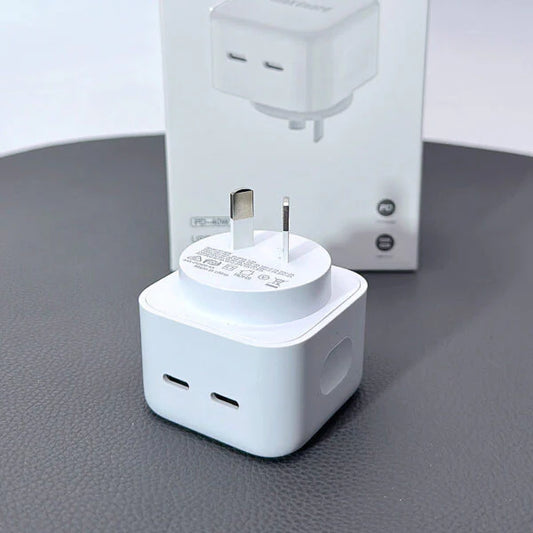 MaxGuard PD-40W Dual Port USB-C to USB-C Power Adapter