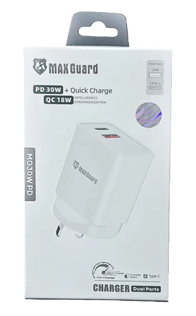 Maxguard MG30WPD PD30W+QC 18W Power Adapter