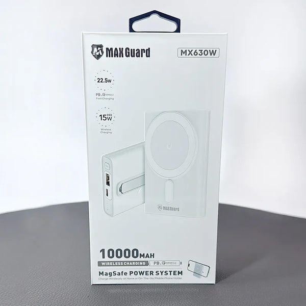 Maxguard MX630W PD+QC3.0 22.5W Magnetic Wireless Power Bank 10000mAh