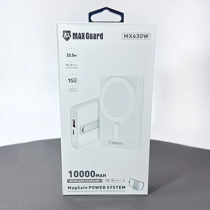 Maxguard MX630W PD+QC3.0 22.5W Magnetic Wireless Power Bank 10000mAh