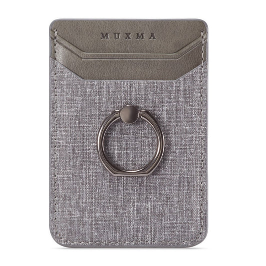 Muxma MX112 Canvas/Cross Design Card Pocket with Ring Holder