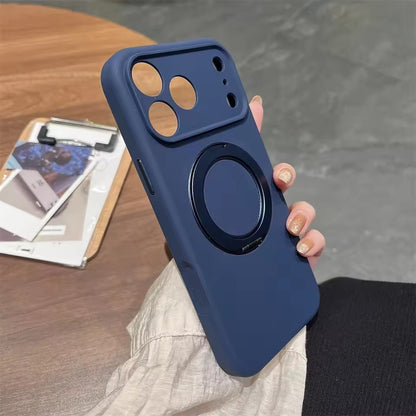 iPhone 17 Pro 6.3 Liquid Silicone Camera Bracket with Magnetic Case