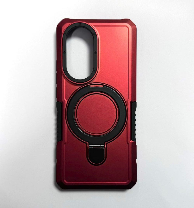 OPPO A60 5G Rugged Armor Fulcrum Ring Holder Case