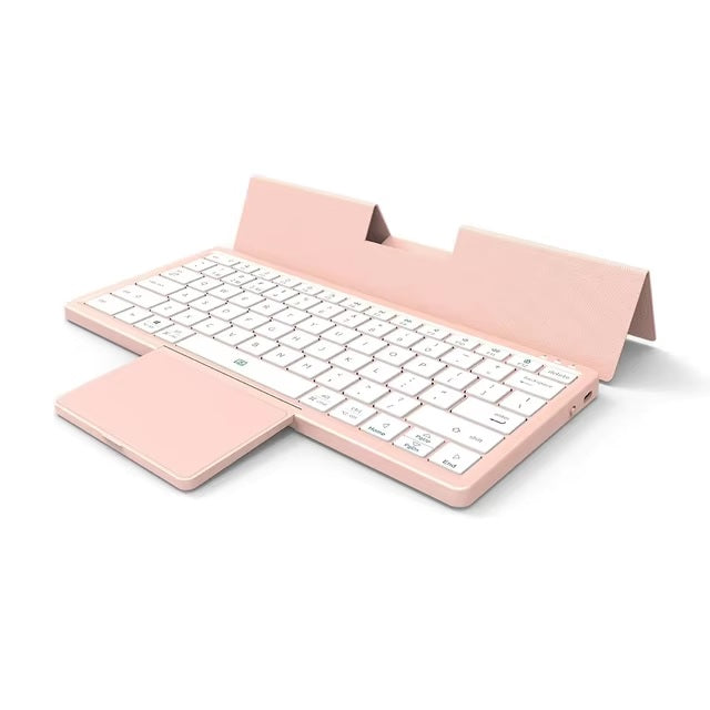 Universal KF8700 Wireless Bluetooth Keyboard with Touchpad Flip Case