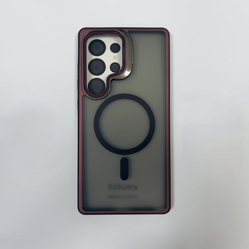 Samsung S938 Galaxy S25 Ultra Classic Matte Magsafe Case with Camera Stash Stand