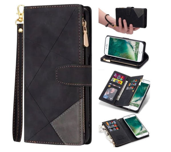 [PRE-O] iPhone 11 6.1 Prismatic Multiple Cards with Zip Wallet Case