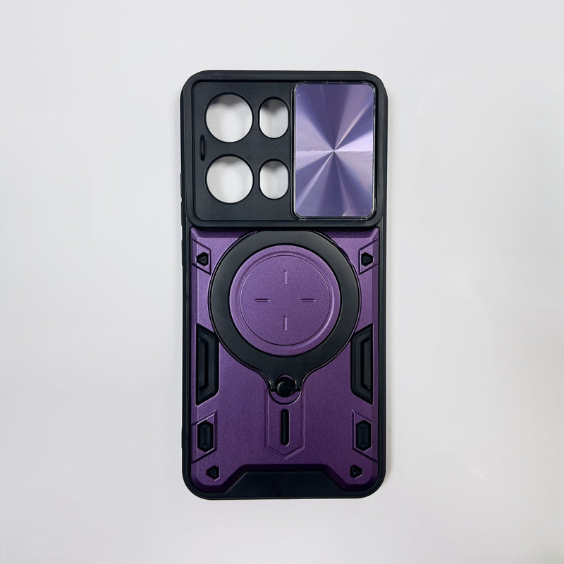 OPPO Reno13 PRO 5G Armor Shockproof Slide Camera Cover Ring Holder Case