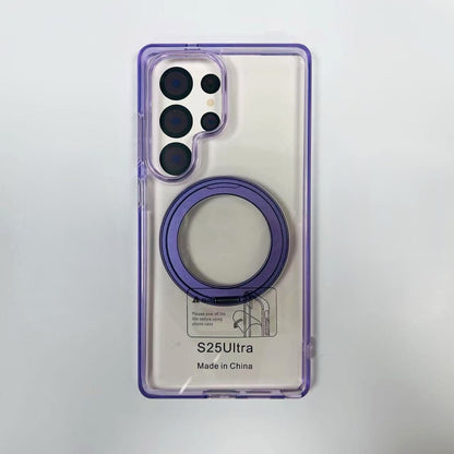 Samsung S938 Galaxy S25 Ultra Acrylic with 360 Rotation Magsafe Ring Holder Case