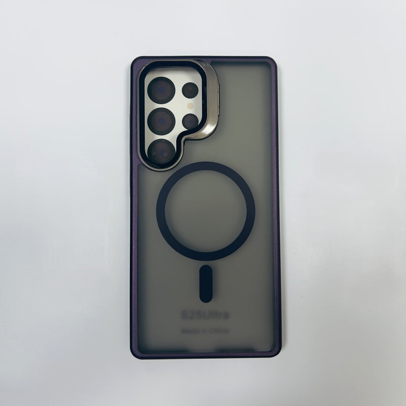 Samsung S938 Galaxy S25 Ultra Classic Matte Magsafe Case with Camera Stash Stand