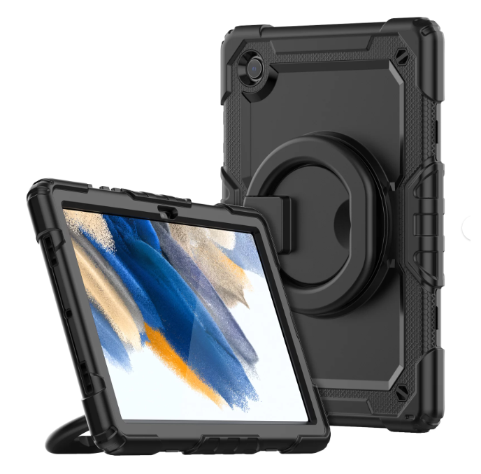 SAM X200 Galaxy Tab A8 10.5 (2021) Shockproof Swivel EVA Foam Case with Strap